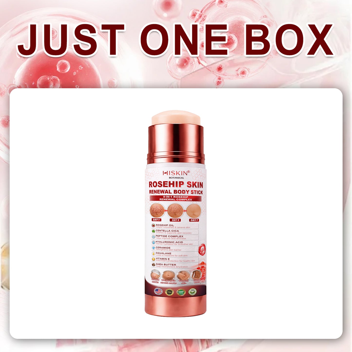 30𝐇𝐈𝐒𝐊𝐈𝐍® 7-Day Skin Transformation Body Stick Firming, Stretch Mark Smoothing & Skin Renewal Formula（副本）