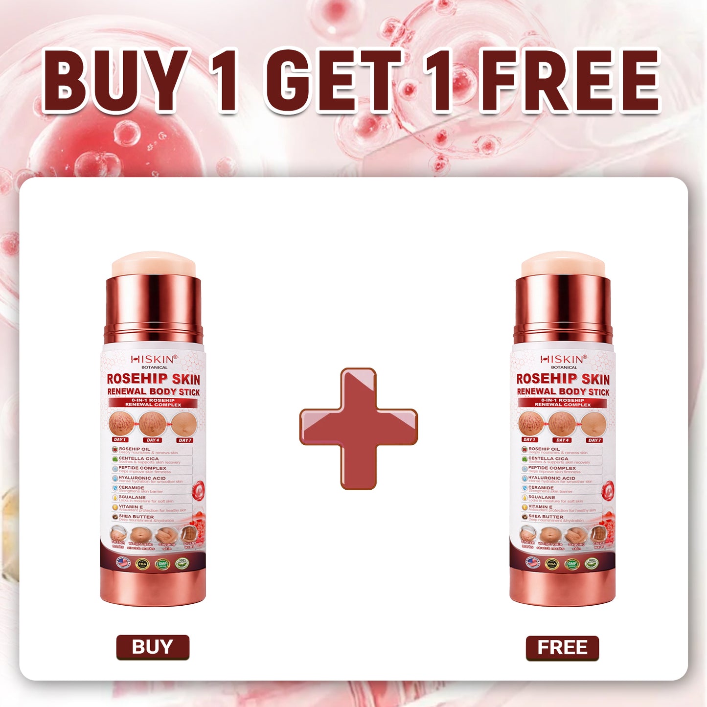30𝐇𝐈𝐒𝐊𝐈𝐍® 7-Day Skin Transformation Body Stick Firming, Stretch Mark Smoothing & Skin Renewal Formula（副本）