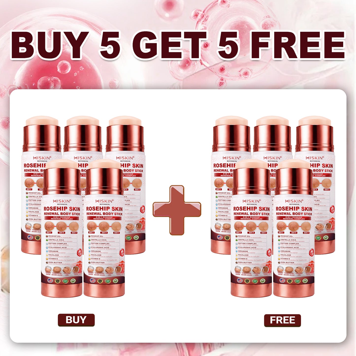 30𝐇𝐈𝐒𝐊𝐈𝐍® 7-Day Skin Transformation Body Stick Firming, Stretch Mark Smoothing & Skin Renewal Formula（副本）