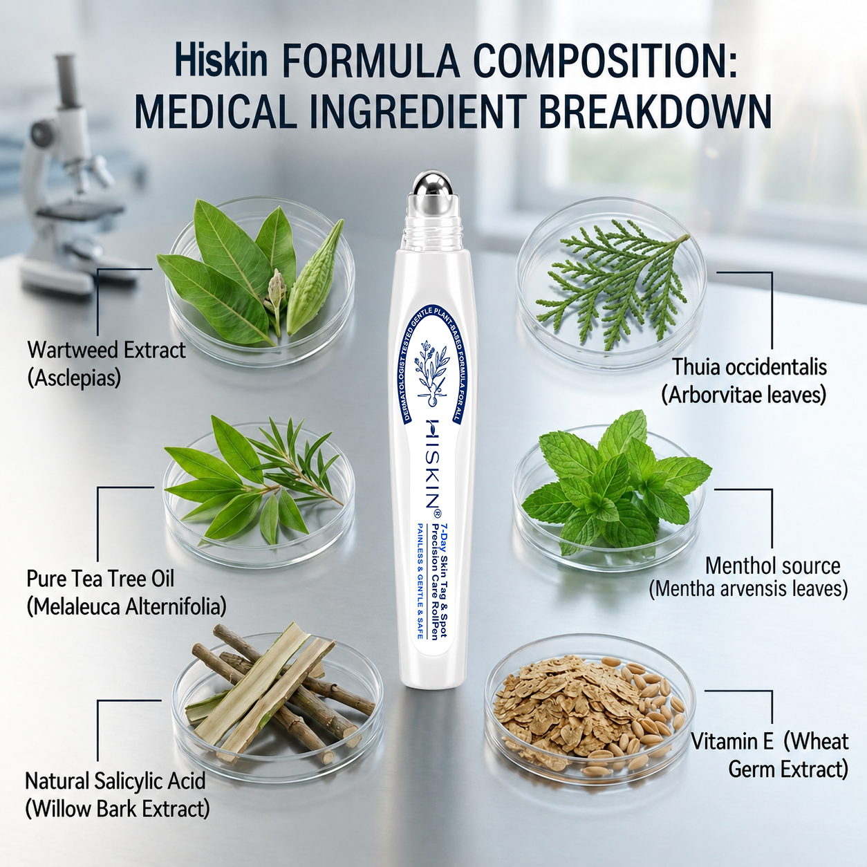 30𝐇𝐈𝐒𝐊𝐈𝐍®👩‍⚕️ 𝟕-𝐃𝒂𝘆 𝐒𝗸𝐢𝐧 𝐓𝒂𝗴 & 𝐒𝐩𝙤𝐭 𝐄𝐫𝒂𝐬𝙚𝐫 Painless & Scar-Free Advanced Imperfection Removal Rollerball Pen（副本）