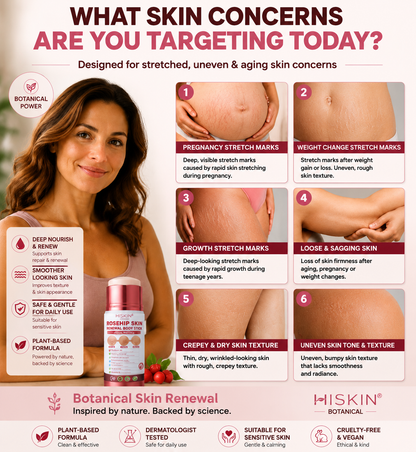 30𝐇𝐈𝐒𝐊𝐈𝐍® 7-Day Skin Transformation Body Stick Firming, Stretch Mark Smoothing & Skin Renewal Formula（副本）